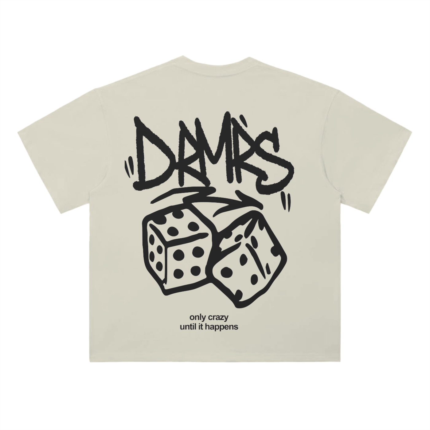ROLL THE DICE TEE | BLACK PRINT