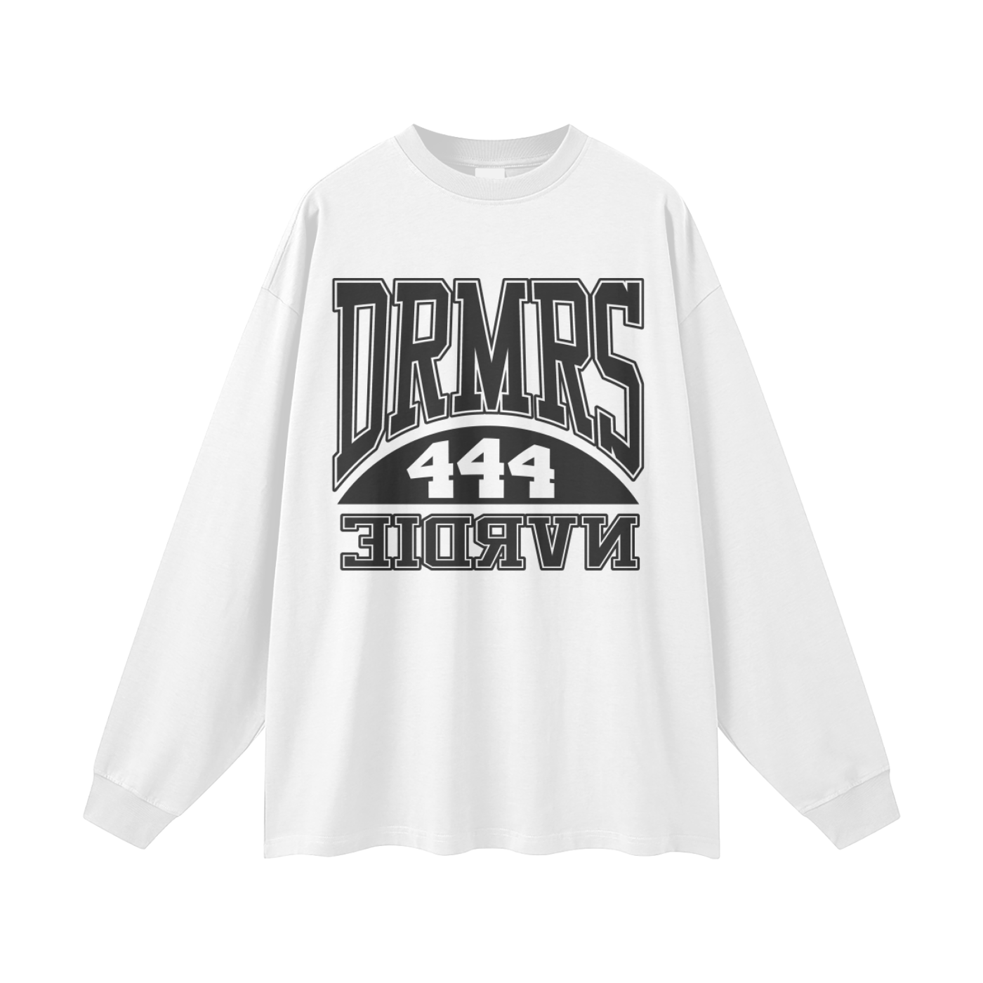 ESSENTIALS LONG SLEEVE - BLACK PRINT