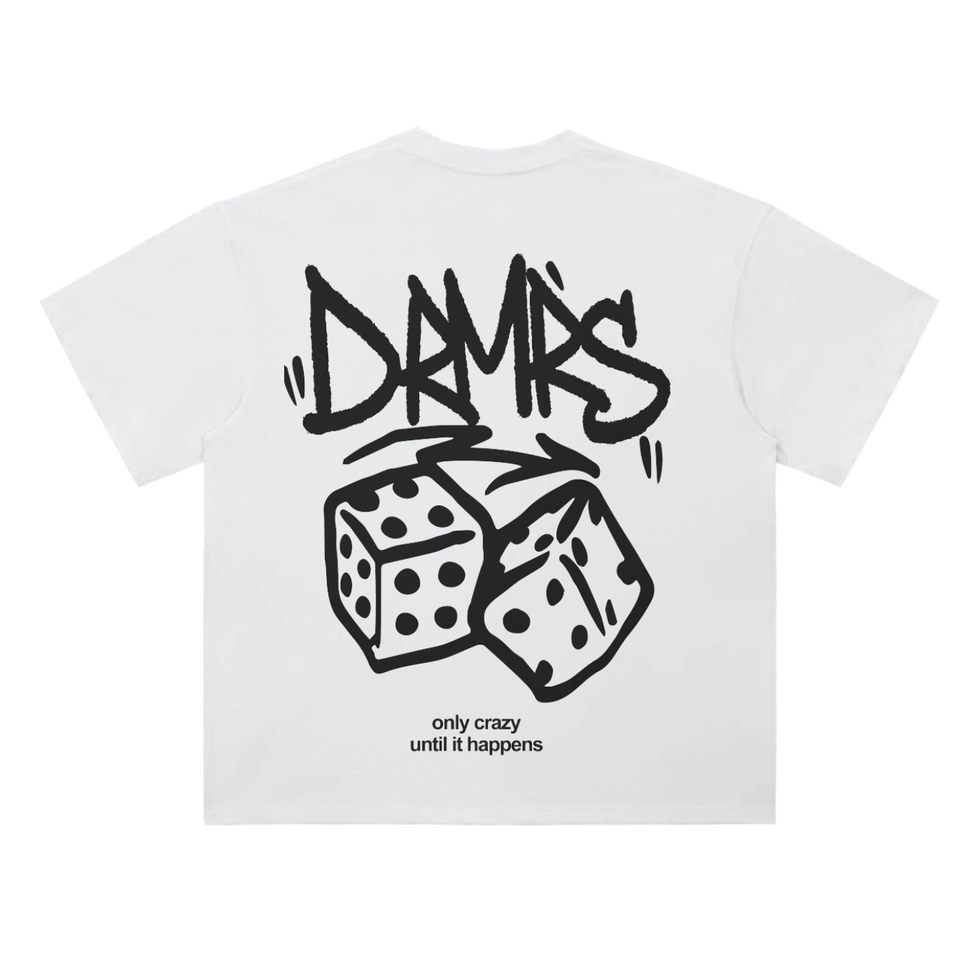 ROLL THE DICE TEE | BLACK PRINT