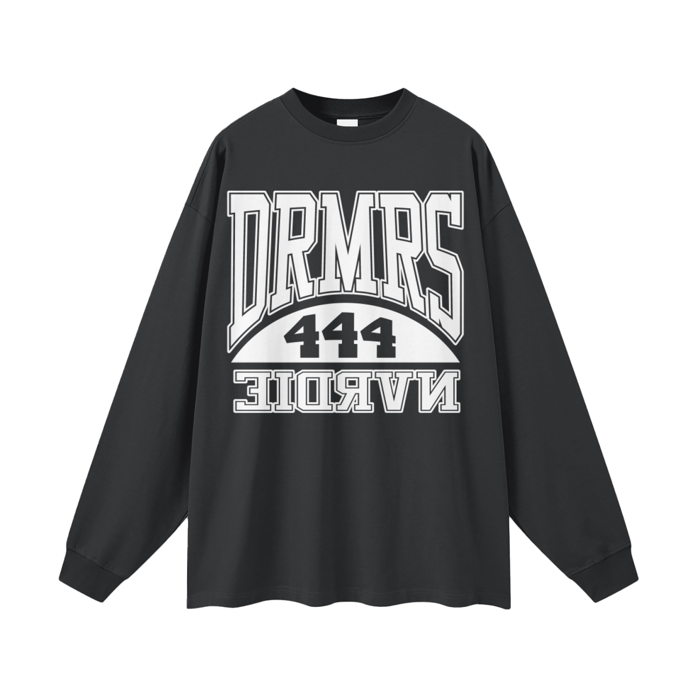 ESSENTIALS LONG SLEEVE - WHITE PRINT
