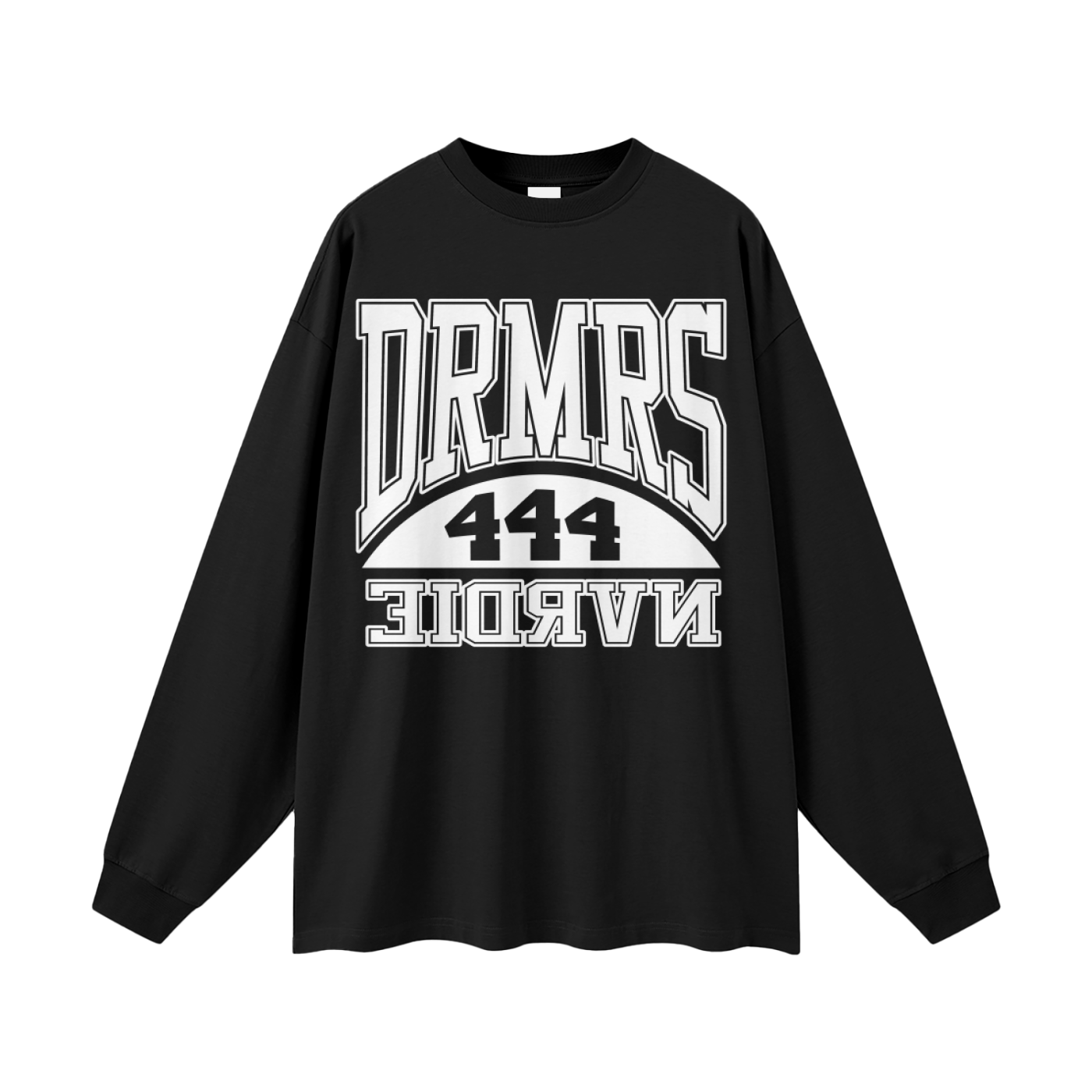 ESSENTIALS LONG SLEEVE - WHITE PRINT