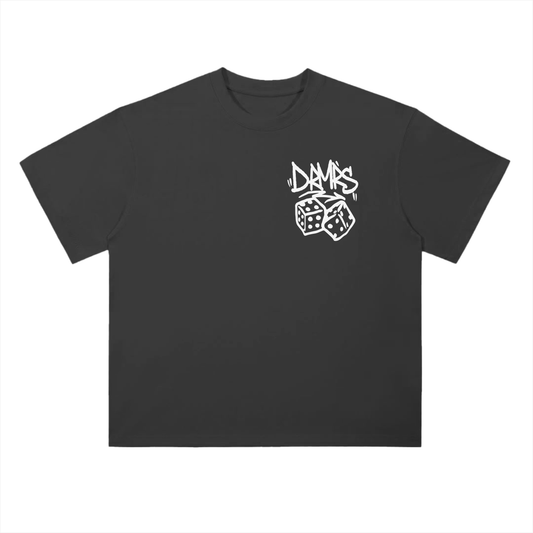 ROLL THE DICE TEE | WHITE PRINT