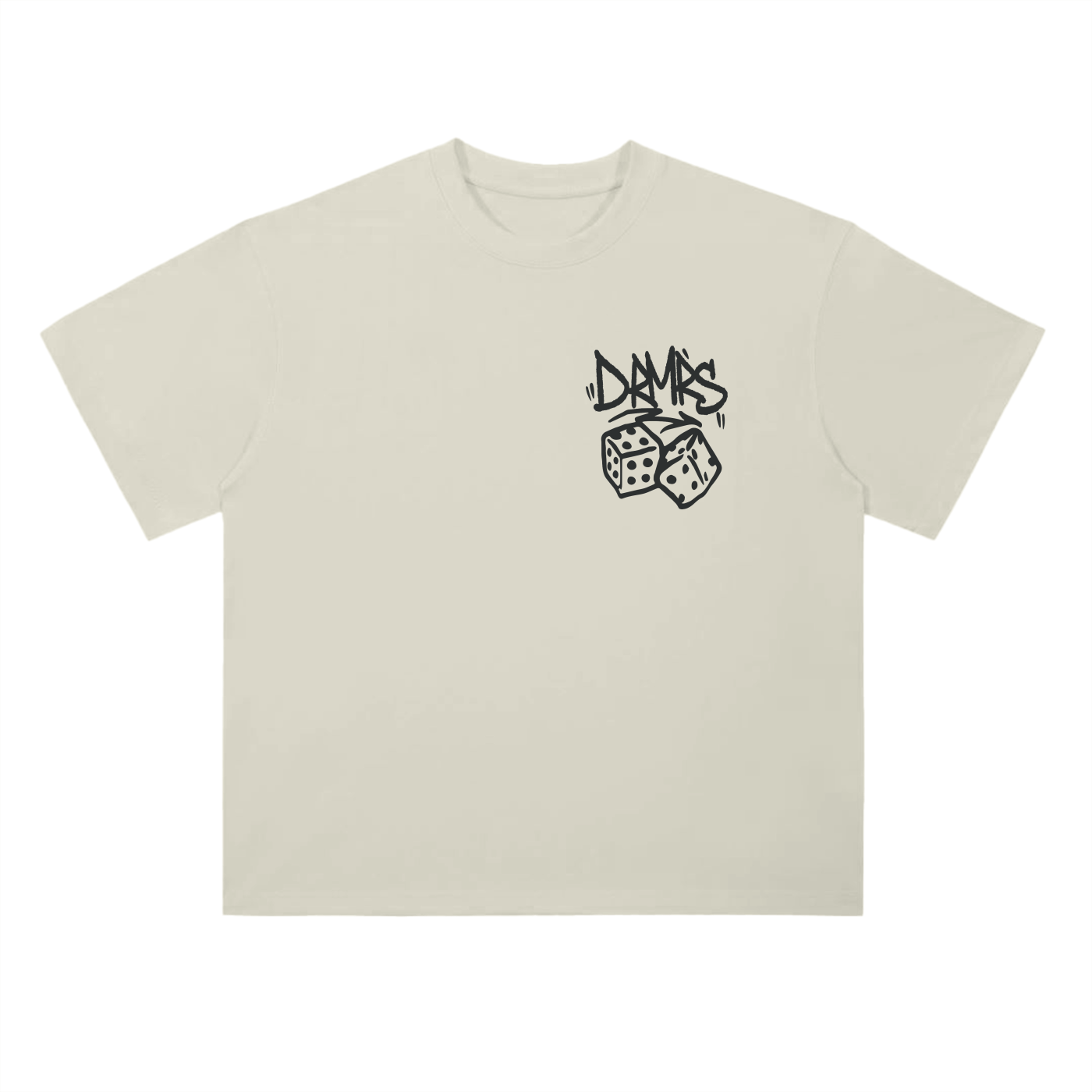 ROLL THE DICE TEE | BLACK PRINT